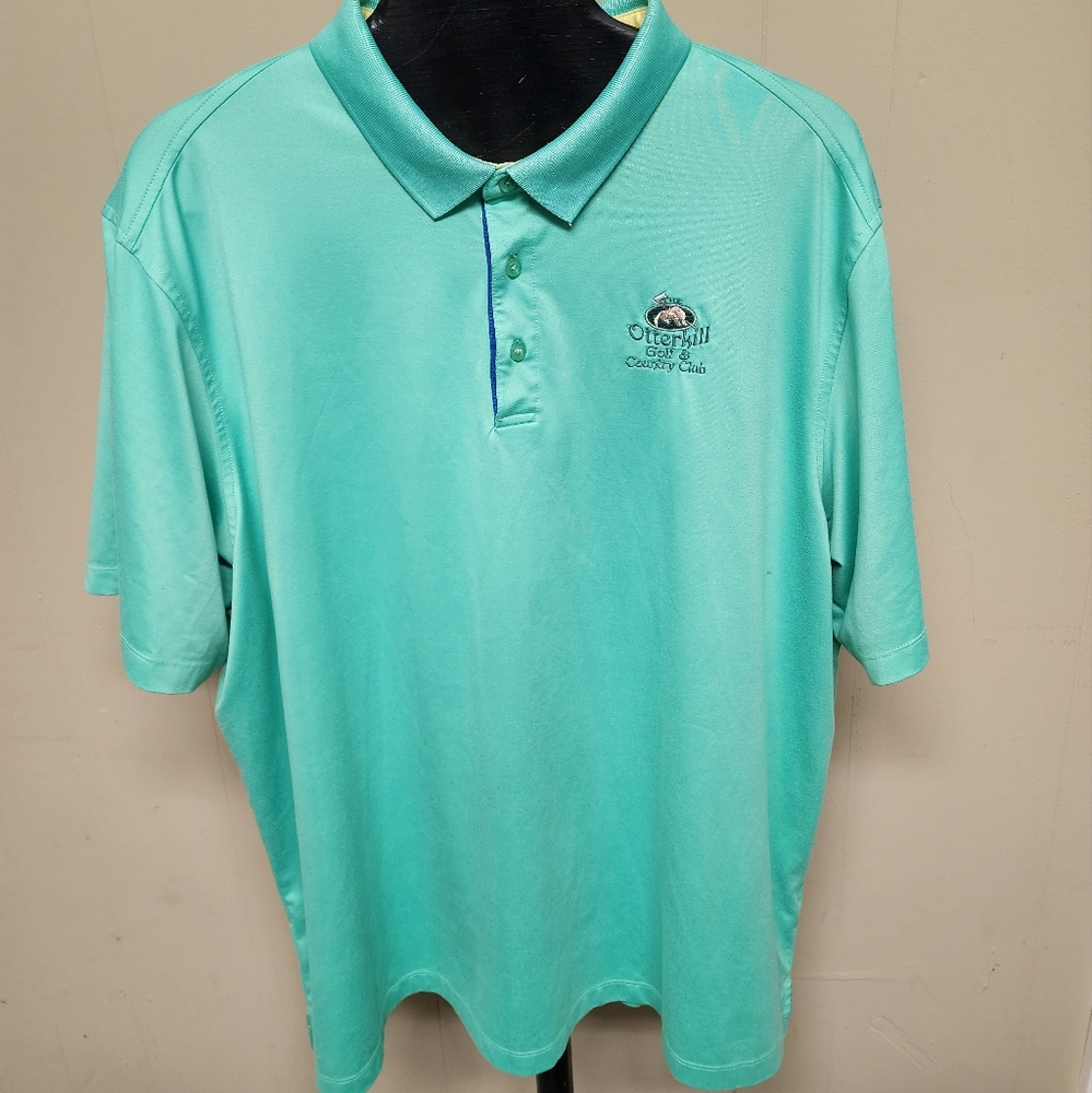 Bermuda Sands XP Men's Size 2XL Otterkill Golf and Country Club Green Polo Shirt